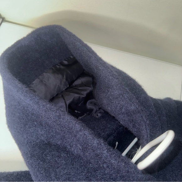 Rosso35 Genova Wool Alpaca Hooded Button Coat sz medium - Picture 12 of 12